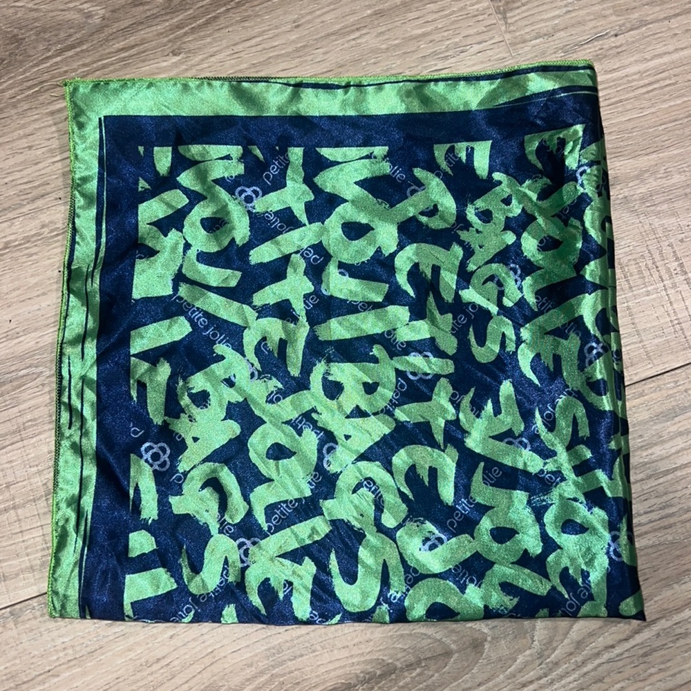 Graffiti blue and green bandana